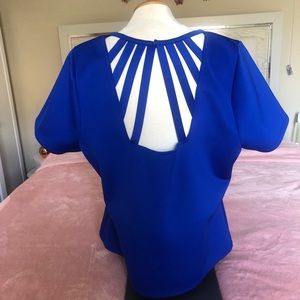 Forever 21+ blue top business formal shirt size 3X